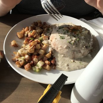 Buttermilk - Stuffed biscuit and farmhouse potatoes - Coffee & Tea Near Me - Naperville, Illinois Buttermilk - Stuffed biscuit and farmhouse potatoes - Coffee & Tea Near Me - Naperville, Illinois