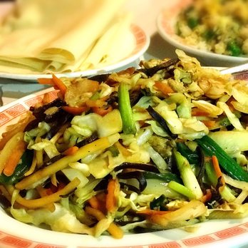 Lai Lai Restaurant - Mushu.. this is vegetarian dish - Chinese Near Me - Millbrae, California