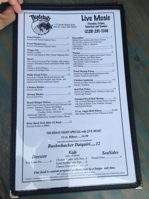Menu photo 4 Tripletails Restaurant Bay Saint Louis, MS Menu photo 4 Tripletails Restaurant Bay Saint Louis, MS