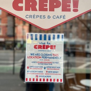 Vive La Crepe - CLOSED! - Creperies Near Me - New York, New York