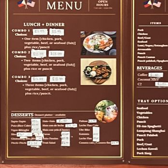 The Philippine Kitchen - menu - Filipino Near Me - Fresno, California