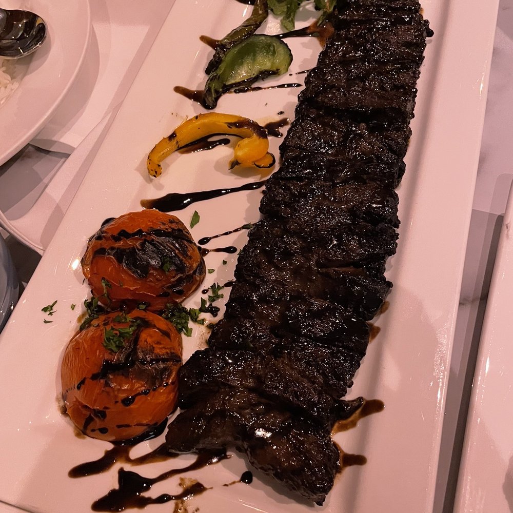 Darbar Persian Grill - Torsh kabab ( it is a kabab marinated in pomegranate sauce ) it is a bit tart - Persian/Iranian Near Me - Toronto, Ontario Darbar Persian Grill - Torsh kabab ( it is a kabab marinated in pomegranate sauce ) it is a bit tart - Persian/Iranian Near Me - Toronto, Ontario