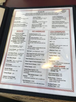 Menu photo 7 Pete's Henny Penny Restaurant Petaluma, CA