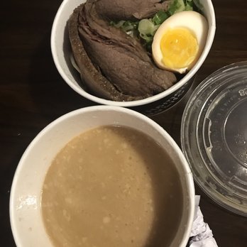 JINYA Ramen Bar - Woodlands - Brisket bowl. This is takeout so the noodles and broth are separate. Happy slurping - Ramen Near Me - Spring, Texas