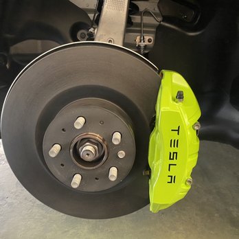 OC Customs - New brake calipers on Model Y - Vehicle Wraps Near Me - San Jose, California