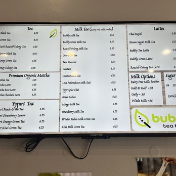 Bubbly Tea Bar - Bubble Tea Near Me - Tallahassee, Florida