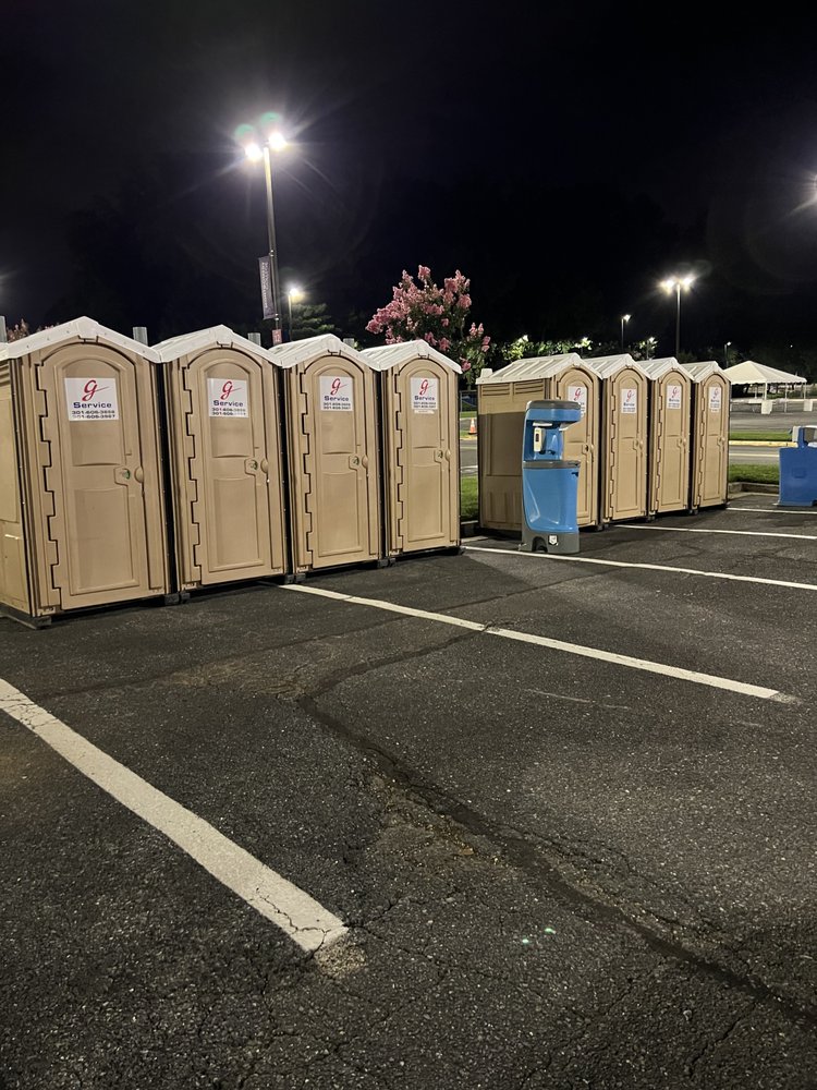 G SERVICES Updated September 2024 Request a Quote Frederick, Maryland Portable Toilet