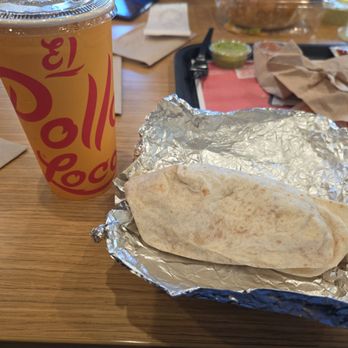 El Pollo Loco - Bean, rice and cheese burrito - Mexican Near Me - Cathedral City, California