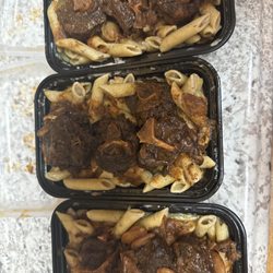 Hot Roostah Restaurant - Three boney oxtails and a bunch of pasta in each. They should be ashamed of how they treat THEIR people !