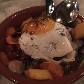 Monteverde - Stuffed cabbage with an egg on top. - Italian Near Me - Chicago, Illinois