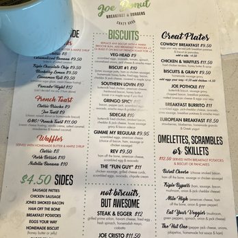 Joe Donut - Menu - Donuts Near Me - Niles, Illinois