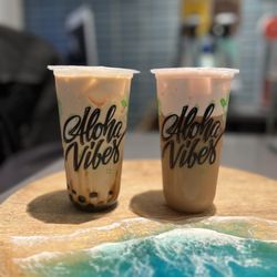 Lilikoi - House Milk Tea & Sakura Crema Milk Tea