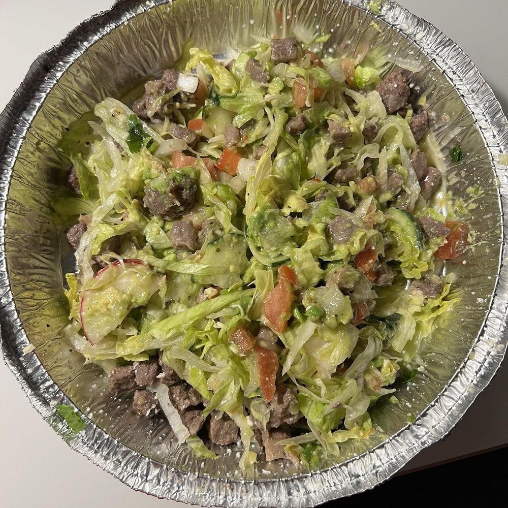 Salad Custom Salad Bowl Bol de Ensalada con Carne Salad Custom Salad Bowl Bol de Ensalada con Carne