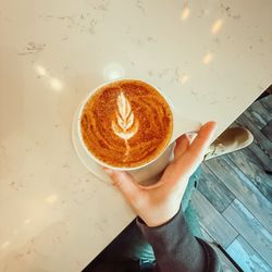 Foxtail Coffee - HOT gingerbread (light on the syrup) cappuccino!