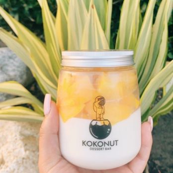 KOKONUT - Coconut Pudding w/ Mango - Ice Cream & Frozen Yogurt Near Me - Costa Mesa, California KOKONUT - Coconut Pudding w/ Mango - Ice Cream & Frozen Yogurt Near Me - Costa Mesa, California