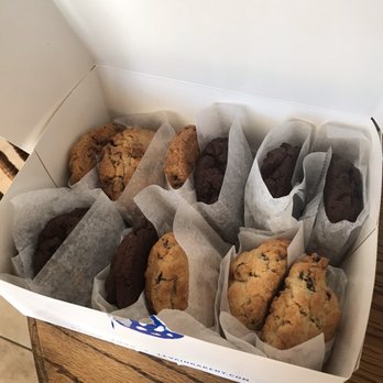 Levain Bakery - Dozen: Chocolate Chip Walnut, Dark Chocolate Peanut Butter Chip, Oatmeal Raisin Cookie & Double Chocolate - Bakeries Near Me - New York, New York Levain Bakery - Dozen: Chocolate Chip Walnut, Dark Chocolate Peanut Butter Chip, Oatmeal Raisin Cookie & Double Chocolate - Bakeries Near Me - New York, New York