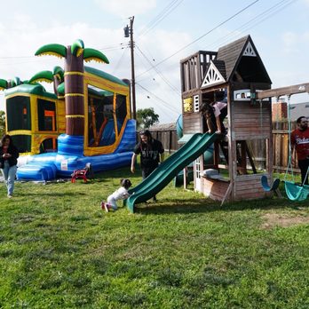 Jump With Chris - Jumper with slide - Bounce House Rentals Near Me