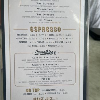 The Henry - Menu - Coffee & Tea Near Me - Coronado, California