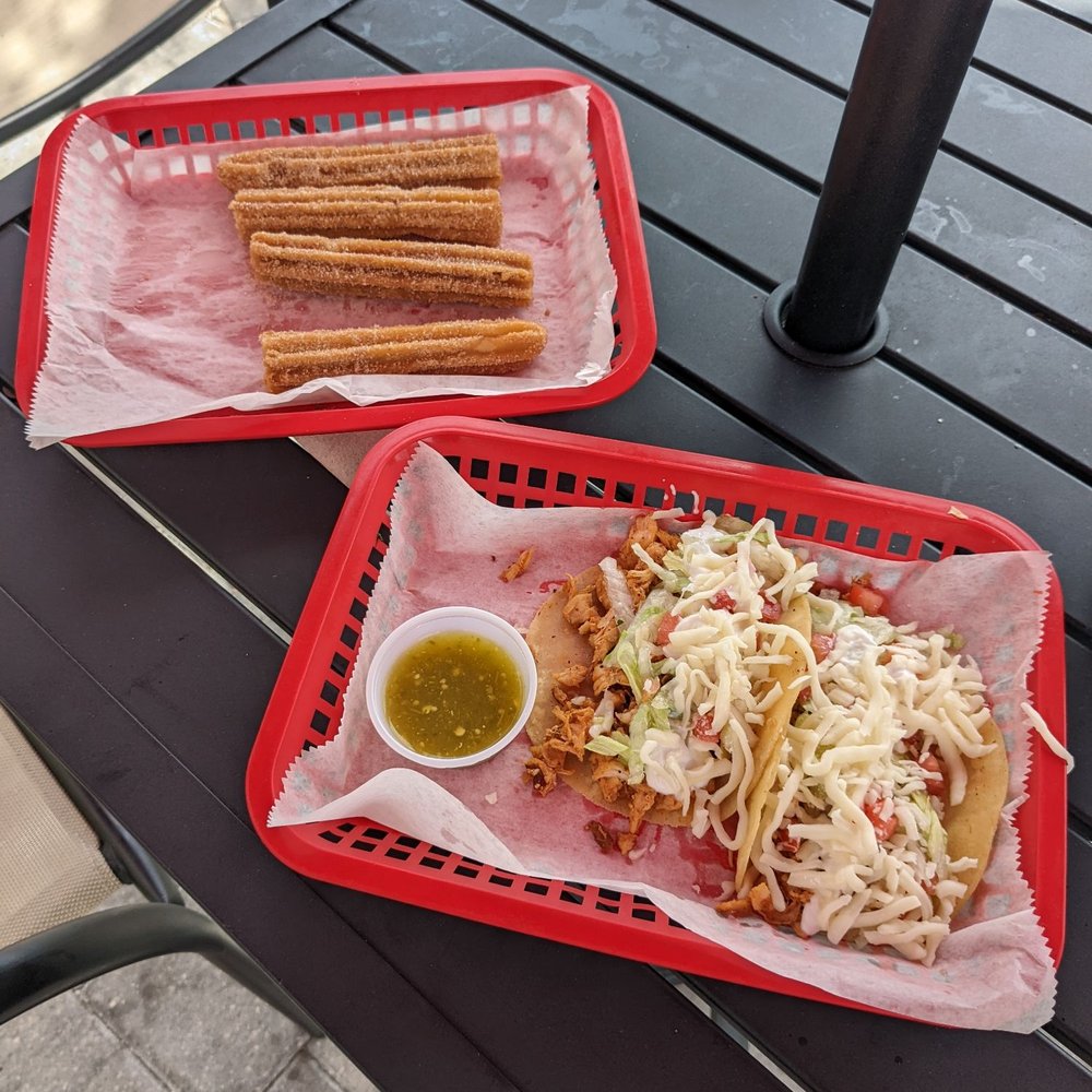 Tacos El Patrón - Chicken tacos and churros. Yum! - Mexican Near Me - Wesley Chapel , Florida Tacos El Patrón - Chicken tacos and churros. Yum! - Mexican Near Me - Wesley Chapel , Florida