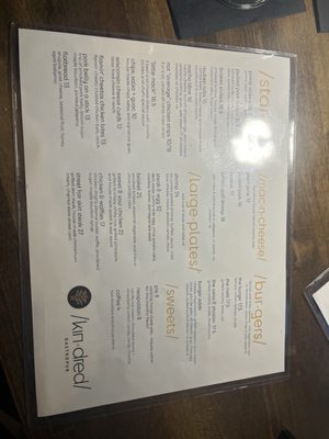 Menu photo 3 Kindred Gastropub Lisle, IL Menu photo 3 Kindred Gastropub Lisle, IL