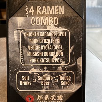 Menya Muso - Ramen combo - Ramen Near Me - Seattle, Washington Menya Muso - Ramen combo - Ramen Near Me - Seattle, Washington