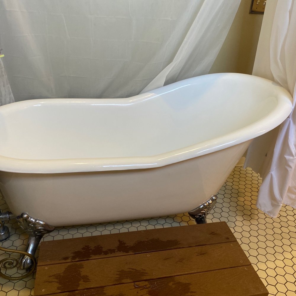 Best part of our room the claw tub Best part of our room the claw tub