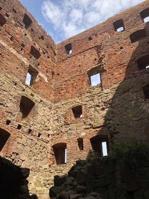 Hammershus Castle Ruins by null