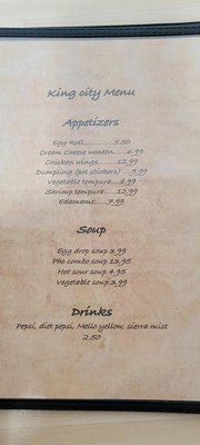 Menu photo 7 King's City Restaurant White Bear Lake, MN