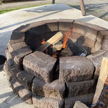 Thousand Trails Grandy Creek - Fire pit on the patio! - Campgrounds Near Me - Concrete, Washington
