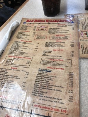 Menu photo 1 Red Dome Smokehouse Quitman, TX