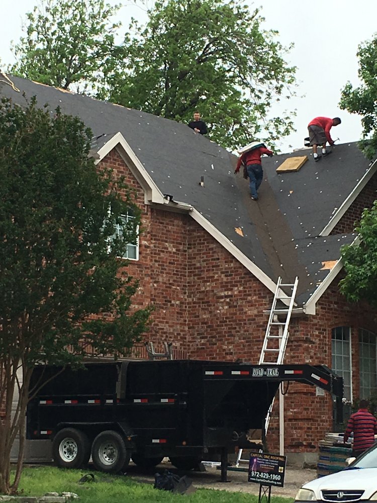Slide of Capital One Roofing