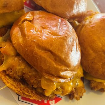 Big Pink - Fried Chicken Sliders and Bucket of Fries - Pizza Near Me - Miami Beach, Florida Big Pink - Fried Chicken Sliders and Bucket of Fries - Pizza Near Me - Miami Beach, Florida
