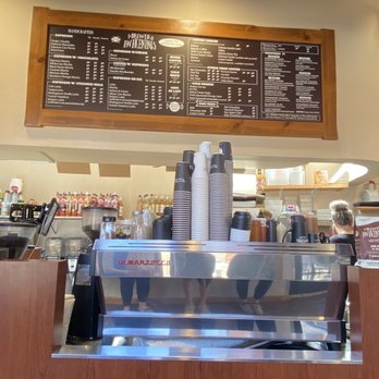 Brewed Awakenings Coffee Roasters - Menu & espresso making area - Coffee & Tea Near Me - Sunriver, Oregon