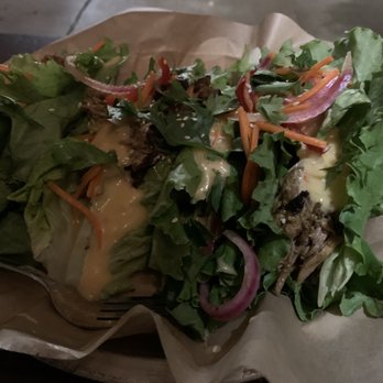 Woody's Brewing - Thai wrap - this is big! Bigger than what I thought! - New American Near Me - Redding, California Woody's Brewing - Thai wrap - this is big! Bigger than what I thought! - New American Near Me - Redding, California