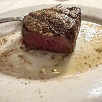 Ruth's Chris Steak House - inside my medium rare Filet Mignon - Steakhouses Near Me - Toronto, Ontario