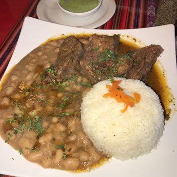 Inca's Peruvian Grill - Seco norteno con frijoles - Peruvian Near Me - Upland, California
