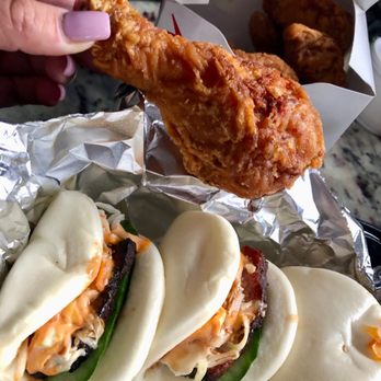 Bonchon West Hartford - Wings combo and Pork Buns - Korean Near Me - West Hartford, Connecticut