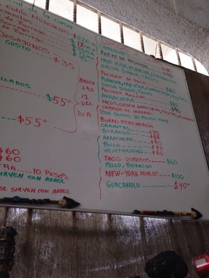Menu photo 2 El Taco Maya Akumal, ROO