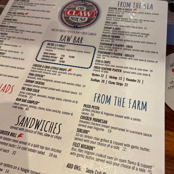 The Claw House - Seafood Near Me - Murrells Inlet, South Carolina