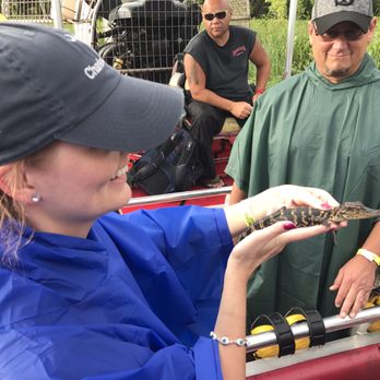 Airboat Adventures - Even got to hold an alligator!! - Boat Tours Near Me - Lafitte, Louisiana