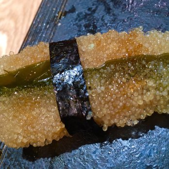 Sushi Kashiba - Herring egg in seaweed omakase - Japanese Near Me - Seattle, Washington