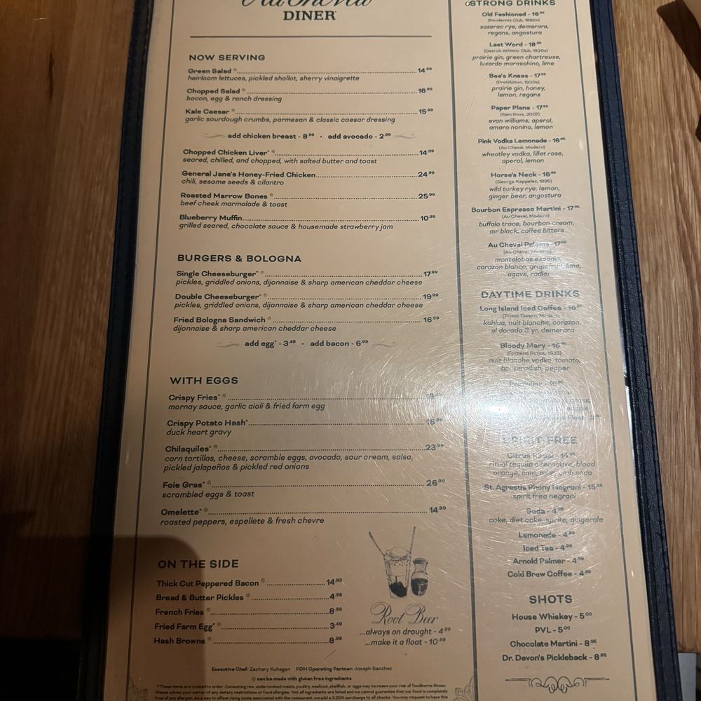 Au Cheval - menu - Bars Near Me - Chicago, Illinois Au Cheval - menu - Bars Near Me - Chicago, Illinois