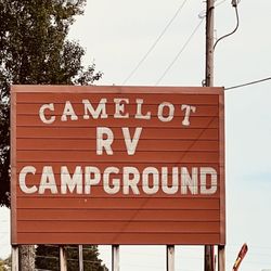 Camelot RV Campground - Campground sign