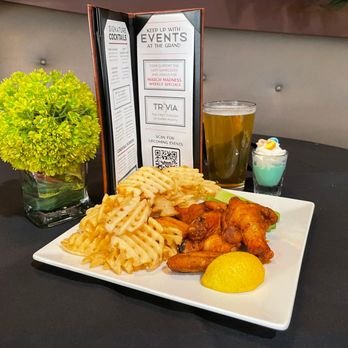 The Grand on Main - Wings and Fries at March Madness 2023 - Bowling Near Me - Columbia, South Carolina The Grand on Main - Wings and Fries at March Madness 2023 - Bowling Near Me - Columbia, South Carolina