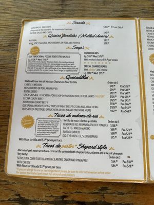 Menu photo 1 Los Tacotales Cozumel, ROO Menu photo 1 Los Tacotales Cozumel, ROO