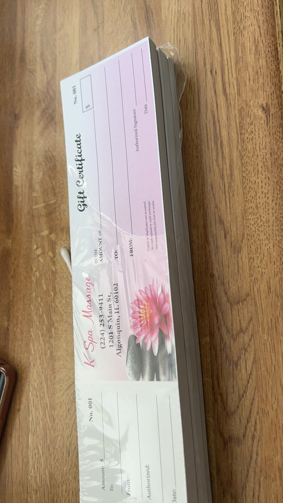 K SPA MASSAGE Updated September 2024 1201 S Main St, Algonquin