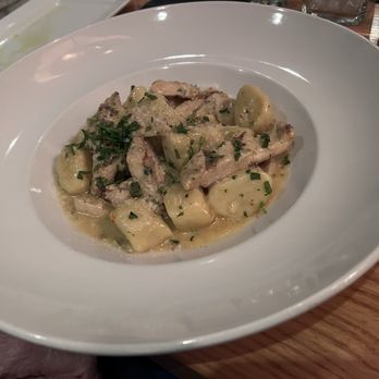 Terza Ristorante - House daily special, lemon chicken pasta with upgrade for homemade gnocchi pasta - Italian Near Me - Rochester, Minnesota
