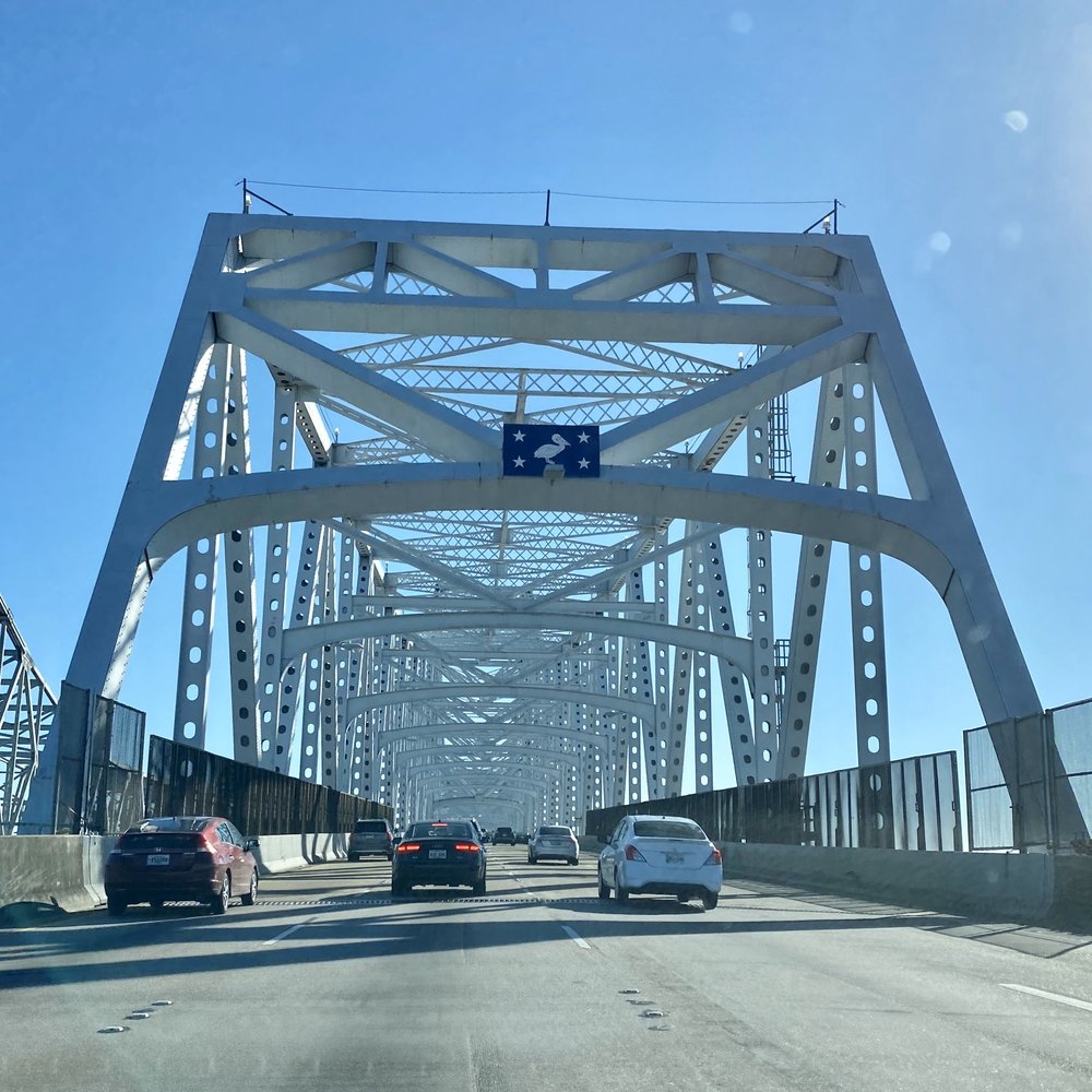 Crescent City Connection Bridge - 02.22.20 here we goooo... - Landmarks & Historical Buildings Near Me - New Orleans, Louisiana Crescent City Connection Bridge - 02.22.20 here we goooo... - Landmarks & Historical Buildings Near Me - New Orleans, Louisiana