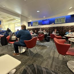 Before my flight back to ATL - Very small lounge Before my flight back to ATL - Very small lounge