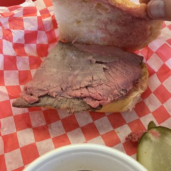 Magee's Kitchen - Half of the French dip. - Delis Near Me - Los Angeles, California